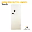 Suomi R16 Maxi Electro asekaappi - edestä, ovi suljettuna - Asekaappi 11-19 aseelle - 6438347037801 - 8