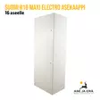 Suomi R16 Maxi Electro asekaappi - takaviistosta - Asekaappi 11-19 aseelle - 6438347037801 - 9