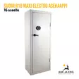 Suomi R16 Maxi Electro asekaappi - etuviistosta - Asekaappi 11-19 aseelle - 6438347037801 - 2