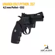Umarex Colt Python .357 2,5" - 4,5 mm CO2 ilma-ase revolveri - Ilma-aseluoti ilmapistoolit - 4000844573421 - 16