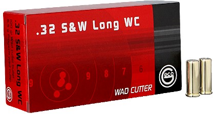 32 S&W Geco Long WC 6,5g - Revolverin patruunat - 4000294127601 - 2
