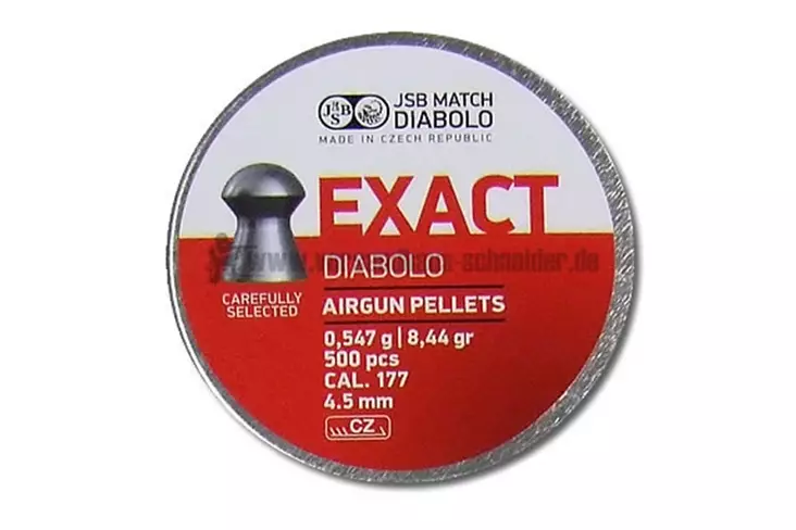 4,51mm JSB Exact 0,547gr - 4,5 mm ilmakivääriluodit - 8594180450431 - 3