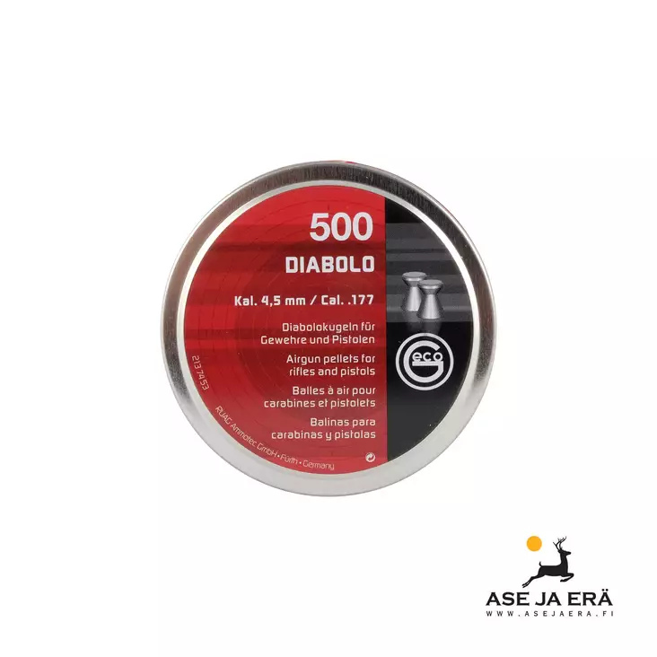 4,5mm Geco 0,45 g Diablo ilma-aseluoti - 4,5 mm ilmakivääriluodit - 723364374531 - 3