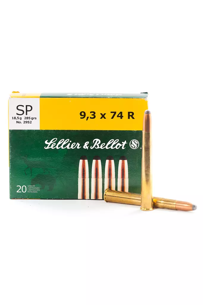 9,3x74R Sellier & Bellot 18,5g SP 20 kpl - Muut kaliiperit - 8590690332151 - 3