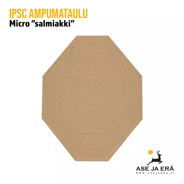 IPSC Micro salmiakki ampumataulu - IPSC taulut ja tarvikkeet - 2000000086101 - 1