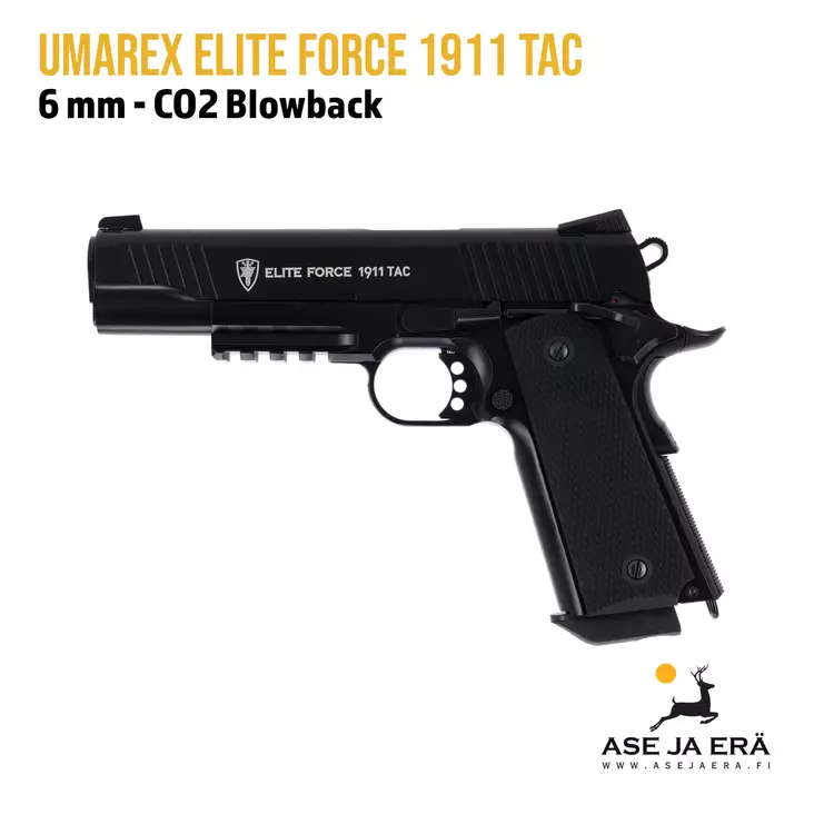 Umarex Elite Force 1911 TAC 6mm airsoft - Yleiskuva - Pistoolit ja -revolverit - 4000844558701 - 1