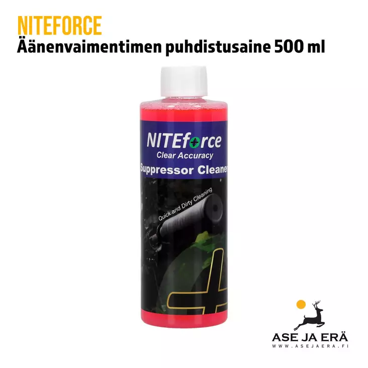 NITEforce äänenvaimentimen puhdistusaine, yleiskuva edestä - Puhdistusaineet - 6430061583381 - 1