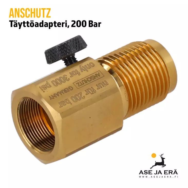 Anschutz 200bar täyttöadapteri - Paineilmasäiliöt - 4046654118537 - 2