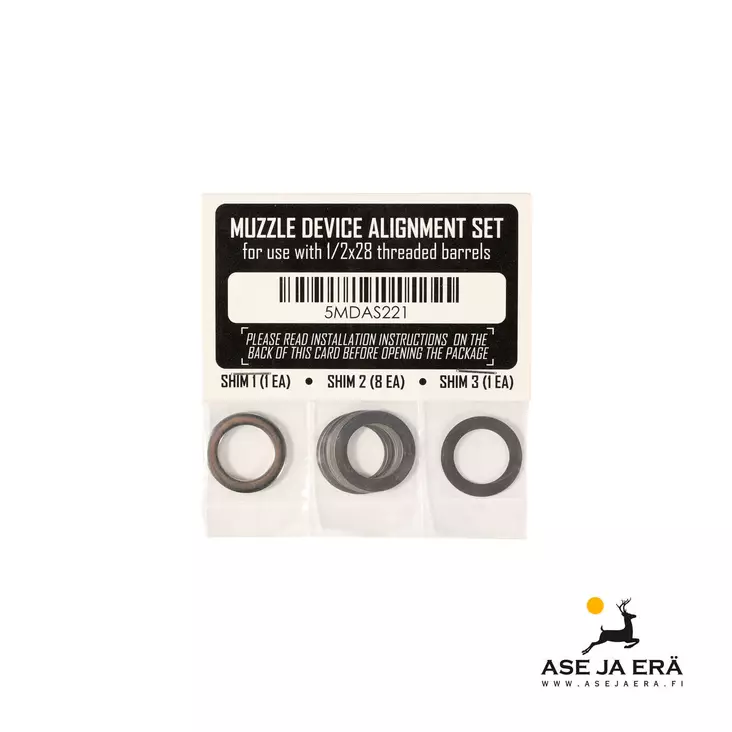 AR15 223 Shim setti - AR osat - 5MDAS221 - 2