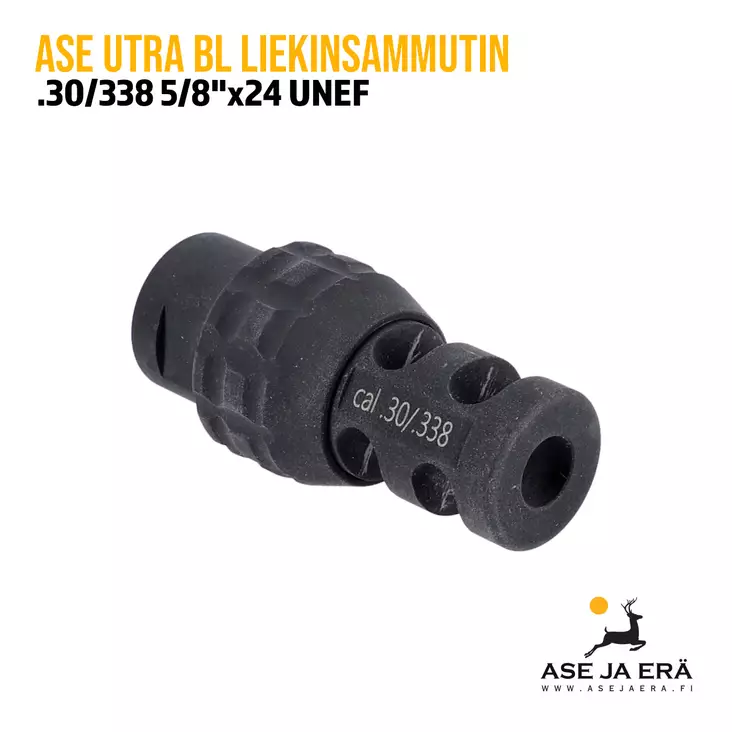 Ase Utra BL .30/338 5/8"x24 UNEF liekinsammutin - Suujarrut ja liekinsammuttimet - AU761 - 2