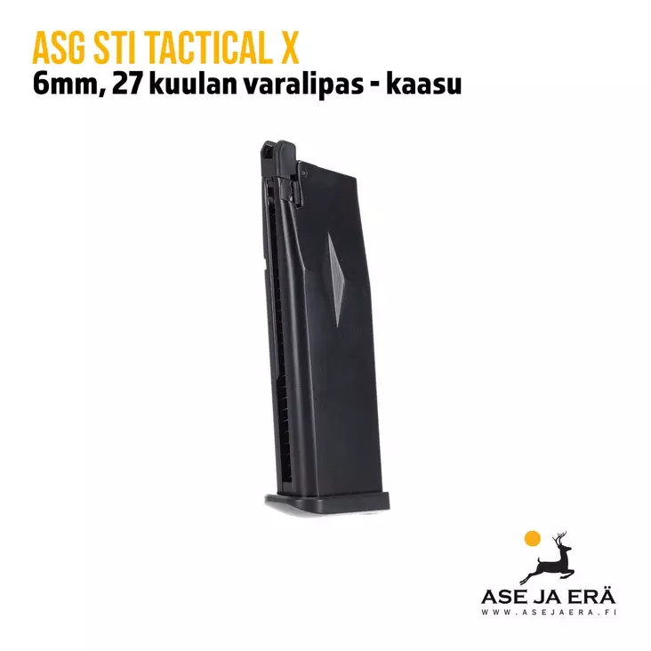 ASG STI Tactical X lipas, kaasu (27) - Lippaat ja lippaanlataajat - 5707843050791 - 1