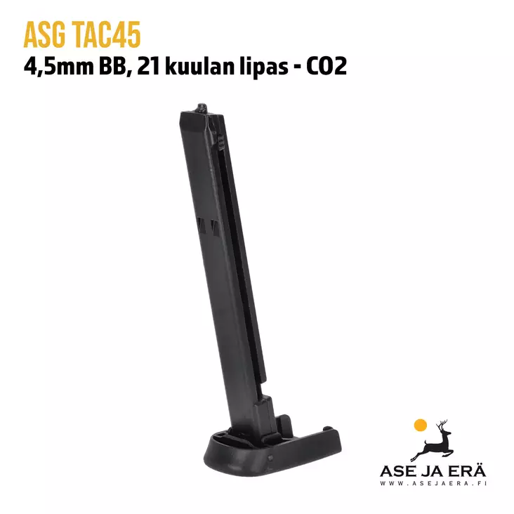 ASG TAC45 CO2 lipas 4,5mm BB 21 kuulaa - Yleiskuva - ASG Lippaat - 5707843060301 - 2