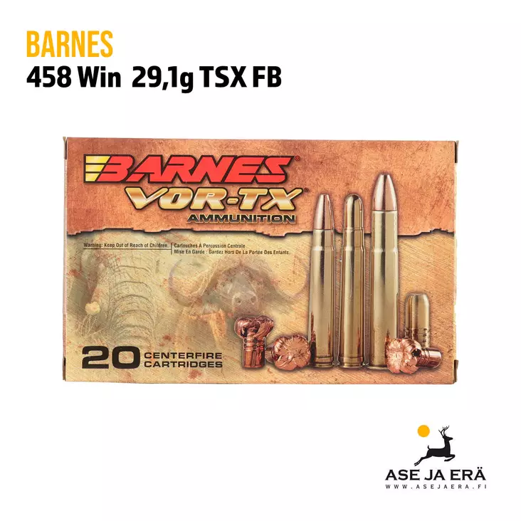Barnes VOR-TX .458 Win TSX FB 29,1g - Muut kaliiperit - 716876145621 - 1