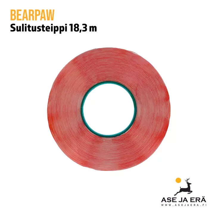 Bearpaw sulitusteippi 18,3 m rulla - Nuoliliimat ja teipit - 4251973254471 - 3