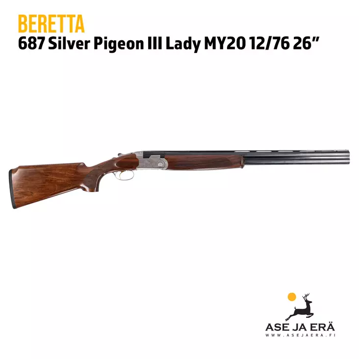 Beretta 687 Silver Pigeon III Lady MY20 12/76 haulikko - Päällekkäispiippuiset haulikot - A3W56PL21AA311 - 1