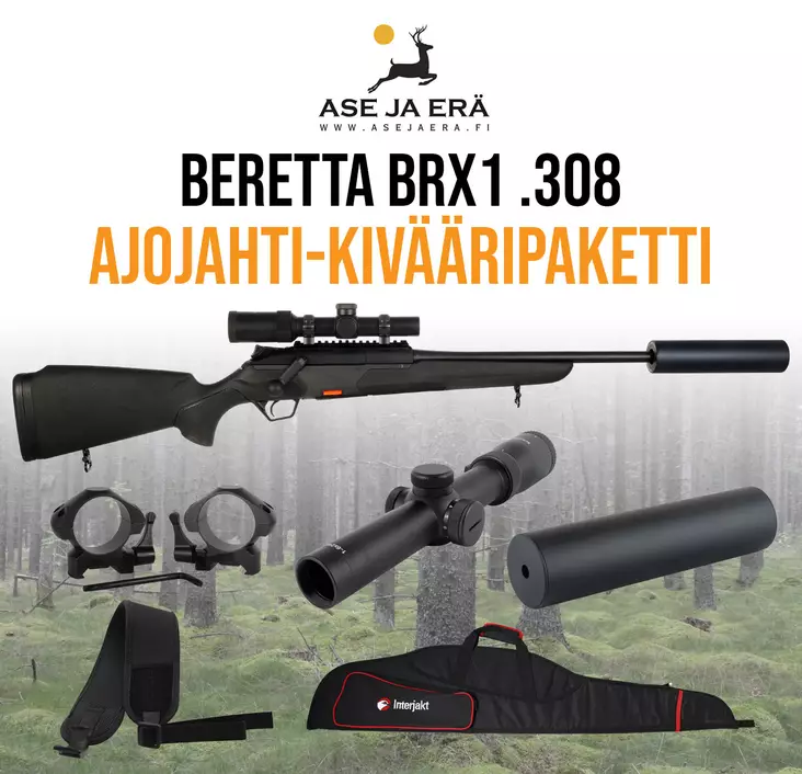 Beretta BRX1 .308 kivääripaketti kiikaritähtäimellä ja vaimentimella - Kivääripaketit - BRX1308pkt1 - 1