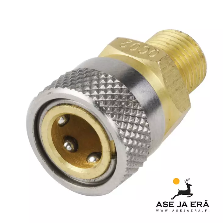 Best Fittings Quick Coupler 1/8" BSP Male - Adapterit ja liitäntäsarjat - 02B3FM01 - 1