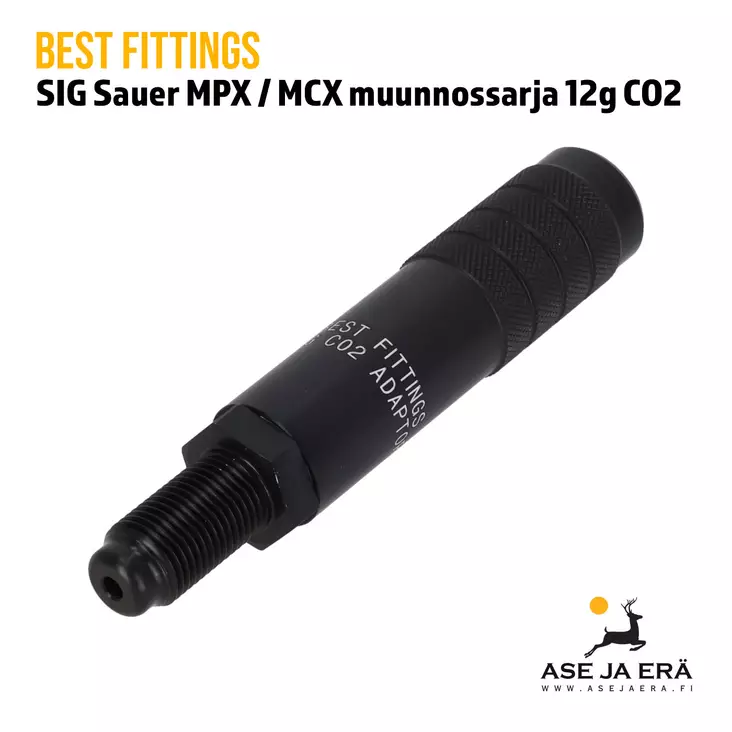 Best Fittings SIG Sauer MPX / MCX muunnossarja 12g CO2 kapselille - Adapterit ja liitäntäsarjat - 88S3UG01 - 2