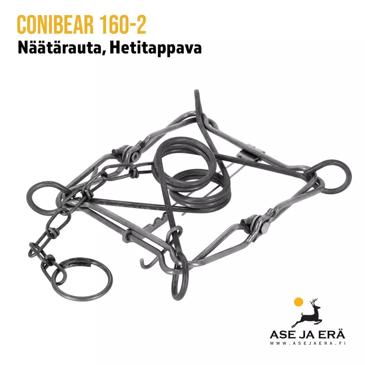 Conibear 160-2 näätärauta 2-sankainen - Yleiskuva - Hetitappavat raudat - 6430055029161 - 7