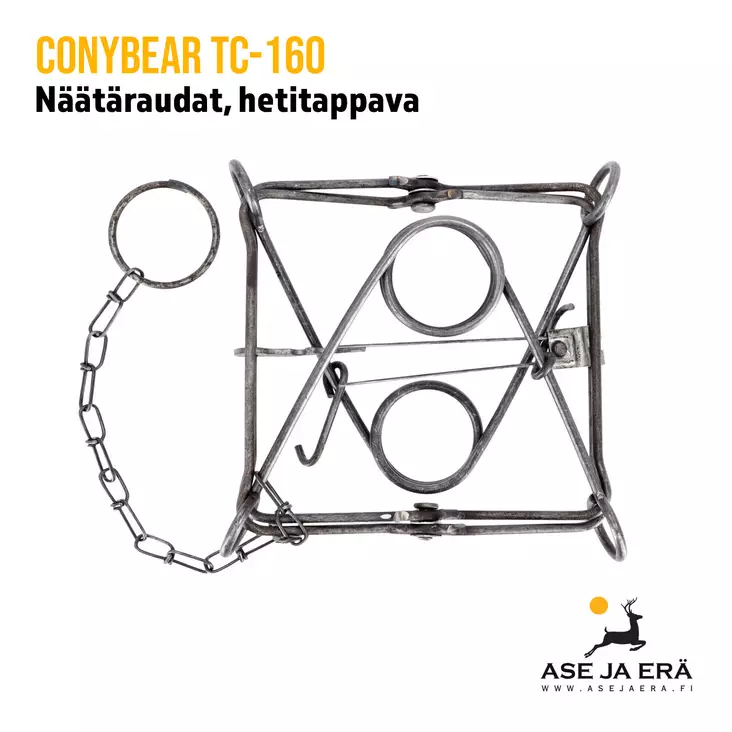 ConyBear TC-160 näätärauta hetitappava - yleiskuva - Hetitappavat raudat - 6430061580281 - 1