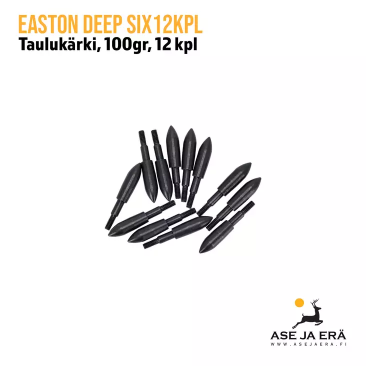 Easton Deep Six taulukärki 100gr - Taulukärjet kierteellä - 723560189731 - 1