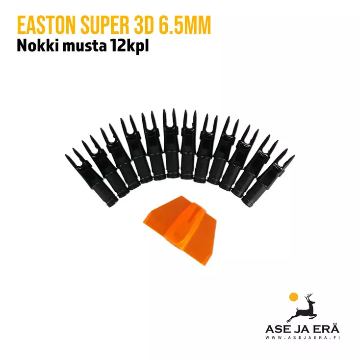 Easton Super 3D 6.5mm nokki musta - Nokit - 723560743391 - 1