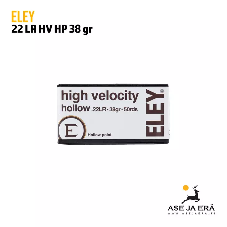 Eley High Velocity Hollowpoint .22lr 38 gr pienoiskiväärin patruuna - 22 LR patruunat - 650911112011 - 3