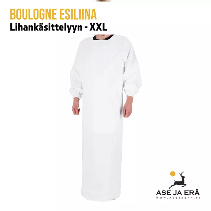 Esiliina käsivarsilla XXL Boulogne white Yleiskuva - Riistan valmistus - 5411805916871 - 1