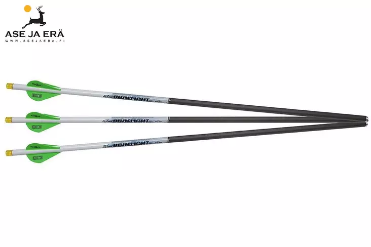 Excalibur Proflight 20" varsijousen nuoli, 3 kpl Illuminated - Hiilikuitunuolet - A033201 - 1