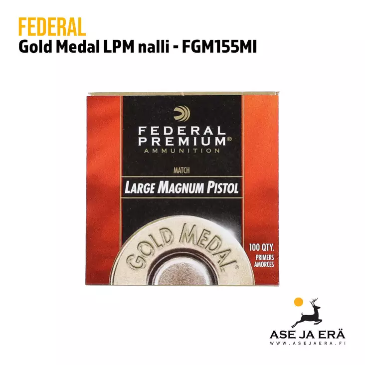 Federal Premium FGM155MI Large Pistol Match nalli - Pistoolinallit - 604544619591 - 1