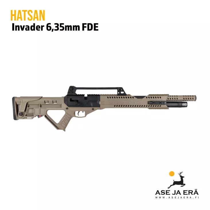 Hatsan Invader 6,35mm FDE ilmakivääri - 6,35 mm PCP paineilmakiväärit - 067911 - 1