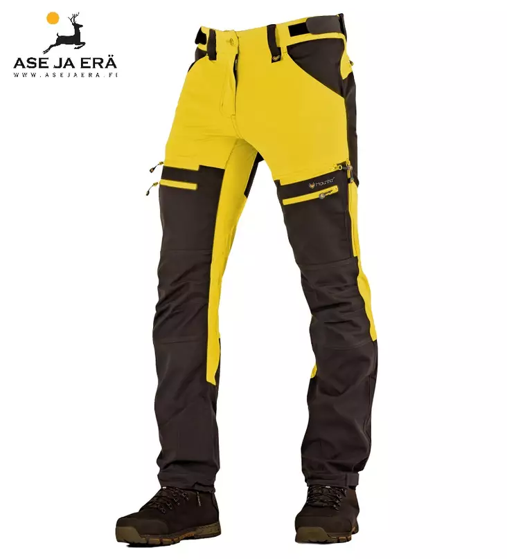 Haunter Vännas tekniset kuorihousut - keltainen - Erä- ja vaellushousut - 7340143712761 - 1