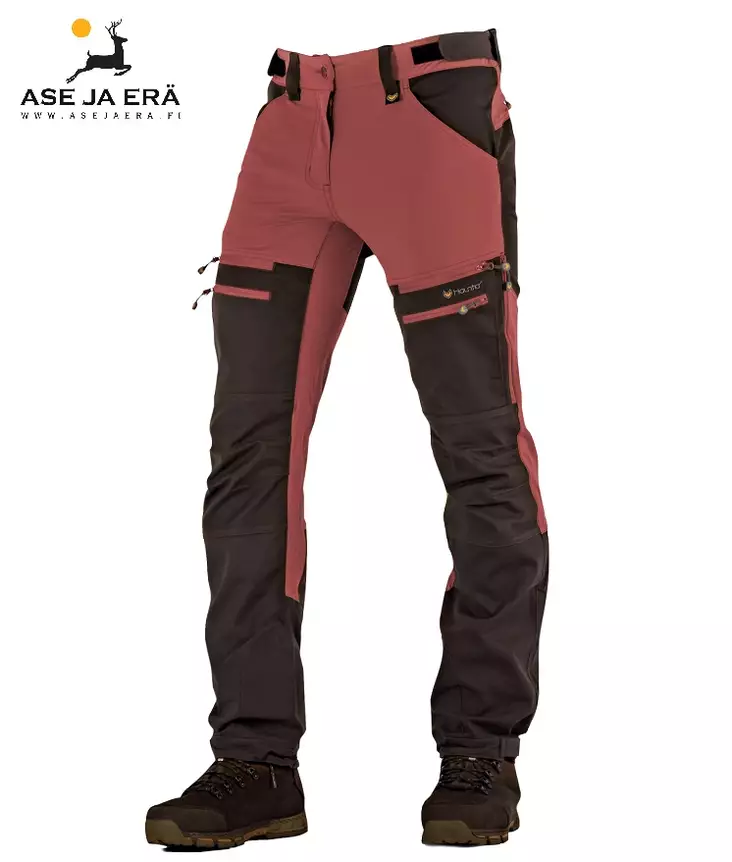 Haunter Vännas tekniset kuorihousut - red mahoganey - Erä- ja vaellushousut - 102631 - 1