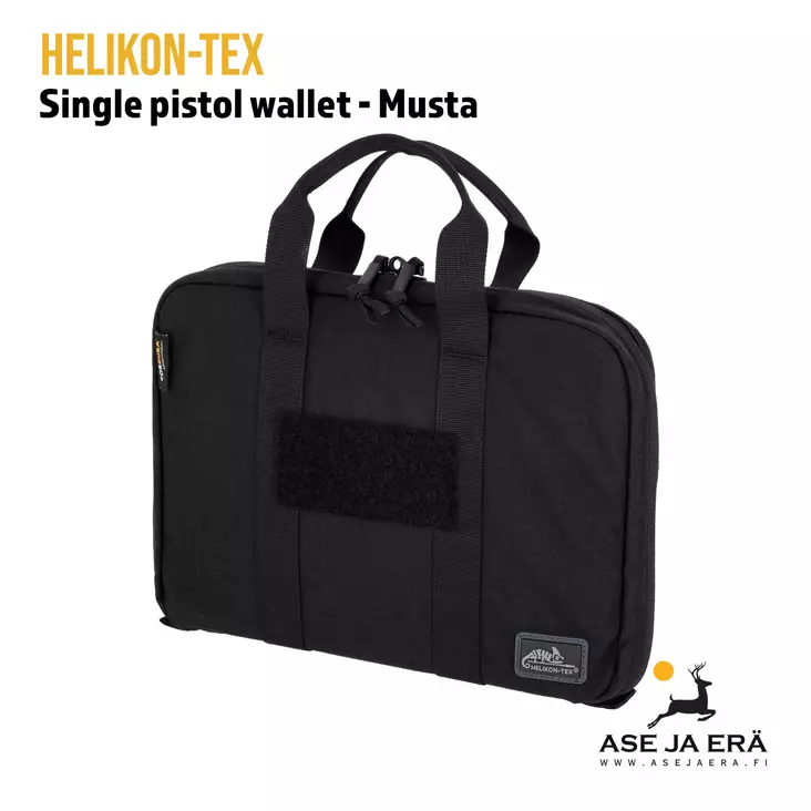 Helikon-Tex Single Pistol Wallet pistoolilaukku, musta, yleiskuva - Reput ja laukut - 5902688033811 - 2