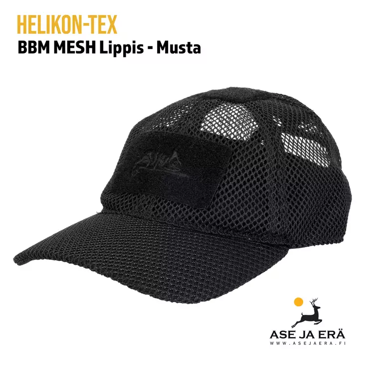 Helikon-Tex BBM MESH Lippis Musta Yleiskuva - Lippalakit - 5908218712171 - 8