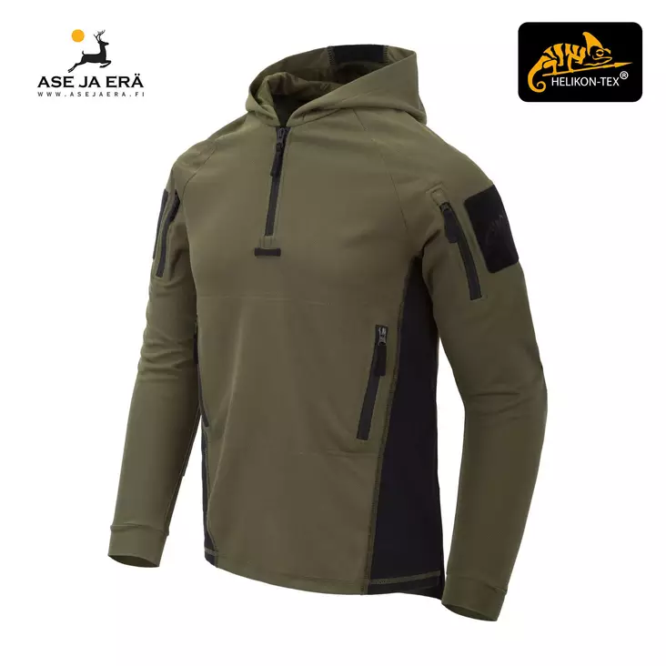 Helikon Range Hoodie Topcool huppari vihreä/musta - Hupparit - 5908218796621 - 1