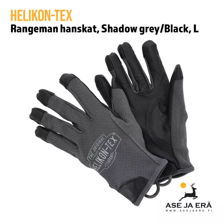 Helikon Rangeman hanskat Shadow grey/ Black L - Yleiskuva - Muut päähineet ja käsineet - 5908218726321 - 1
