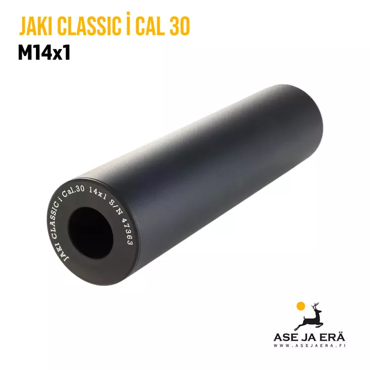 Jaki Classic i .30 kiväärin äänenvaimennin mattamusta - Jaki äänenvaimentimet - jakiclassic3014x1 - 1