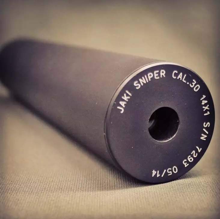 Jaki Sniper cal 30 vaimennin mattamusta - Jaki äänenvaimentimet - jakisniper3014x1 - 1