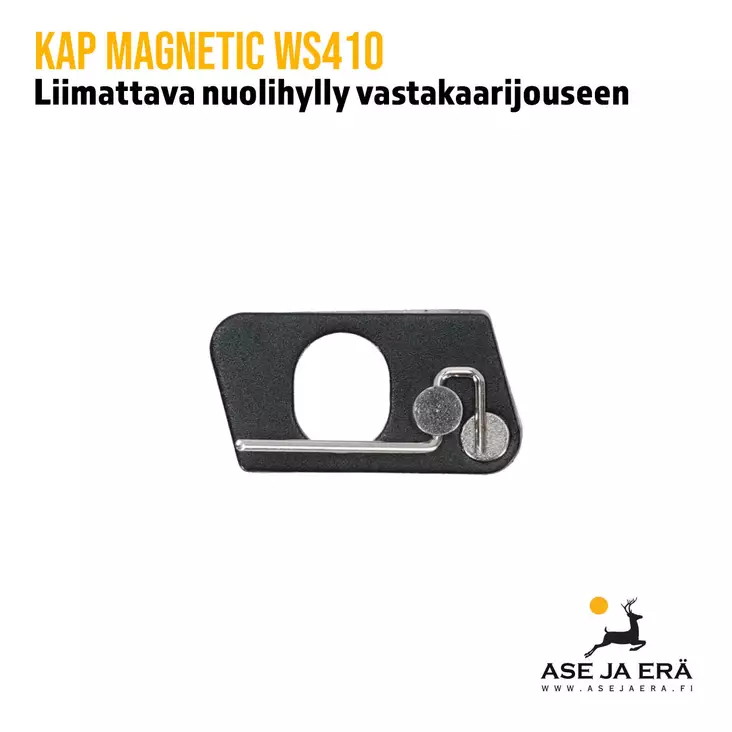 KAP Magnetic WS410 liimattava nuolihylly tähtäinjouseen sivulta - Tähtäinjousen nuolihyllyt - 809000101 - 1