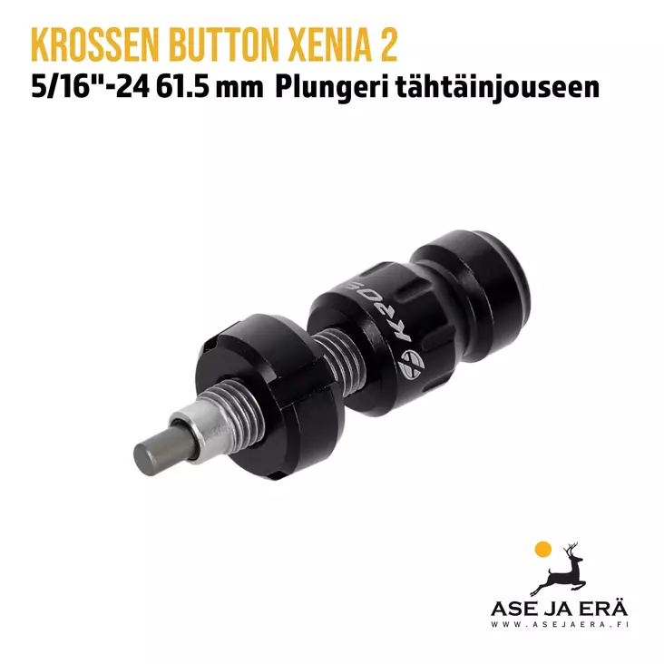 Krossen Button Xenia 2 5/16"-24 61.5 mm plungeri Joustotalla - Yleiskuva - Plungerit | Joustotallat - 8720054470681 - 4