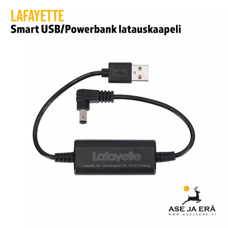 Lafayette Smart USB/Powerbank latauskaapeli - Lafayette akut ja laturit - 7332020042641 - 5