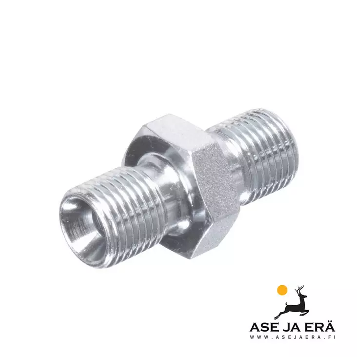 Liitäntäadapteri 1/8" BSP Male-Male 11 mm uroskierteillä - Adapterit ja liitäntäsarjat - 06B4MM01 - 1