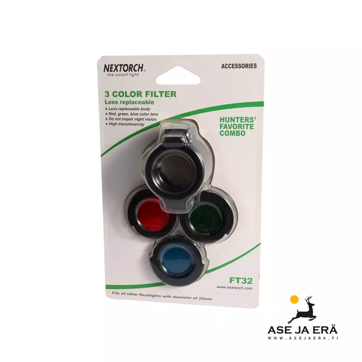 Nextorch FT32 värilinssisetti - Valaisinkiinnikkeet ja muut tarvikkeet - 6936852561441 - 2