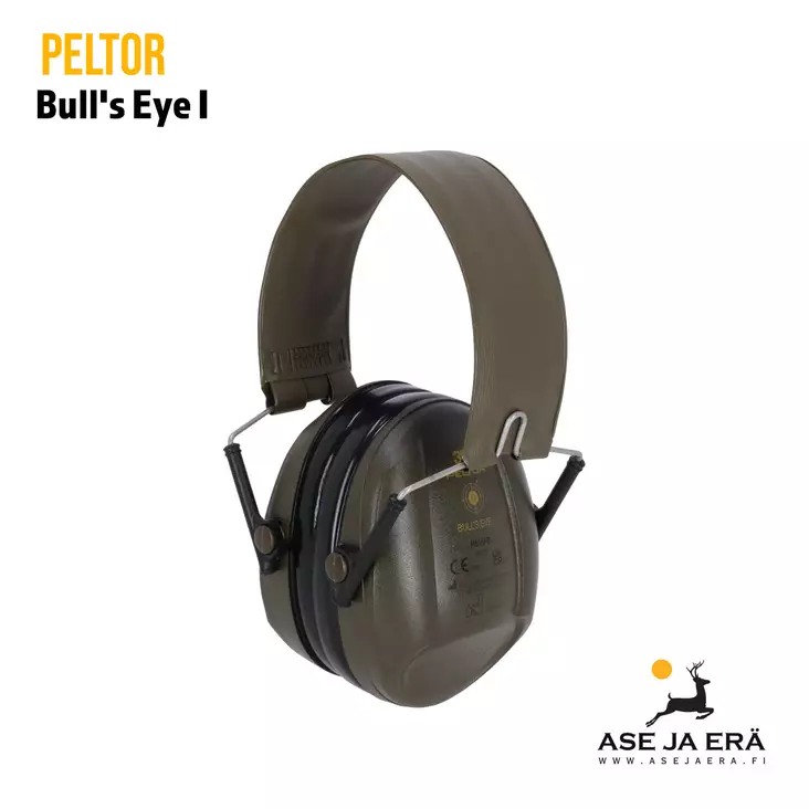 Peltor Bull's Eye I kuulosuojaimet vihreä - etuviistosta - Kuulosuojaimet - 7318640048621 - 5