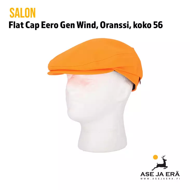 Salon Eero Gen Wind Foxshell Flat Cap oranssi huomioväri - Metsästyshatut - 6419647020571 - 1