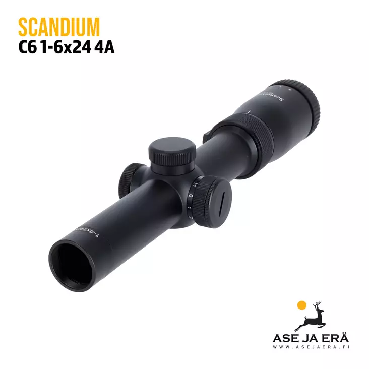 Scandium C6 1-6x24 Kiikaritähtäin valopisteellä - Scandium kiikaritähtäimet - 7340143705121 - 1