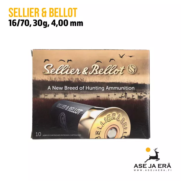 Sellier & Bellot Vega 16/70 30g haulikonpatruuna - 16 kaliiperin patruunat - 8590690120291 - 1