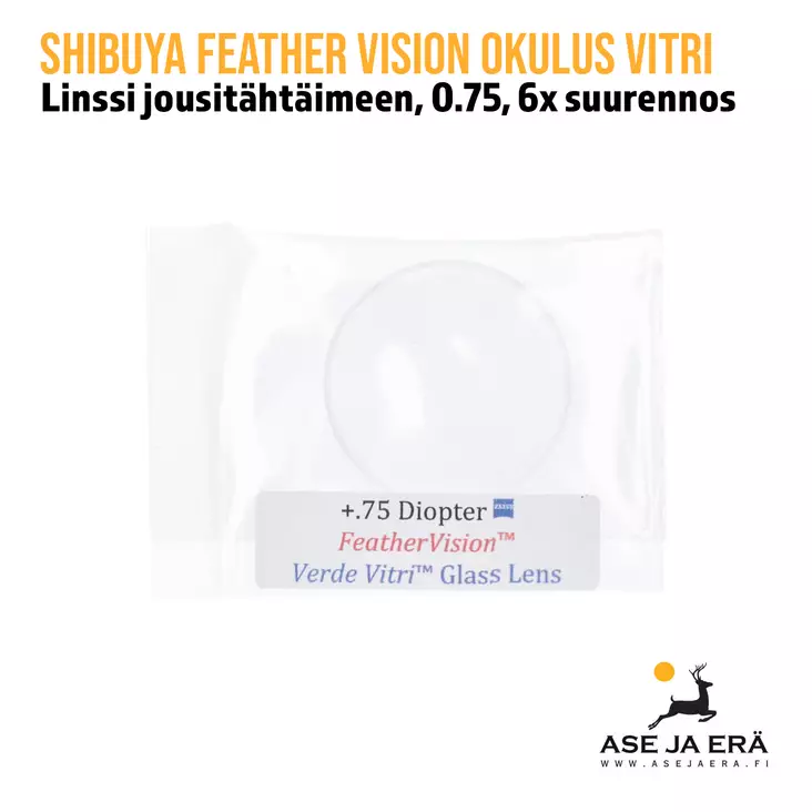 Shibuya Feather Vision Okulus Vitri linssi jousitähtäimeen - Tähtäimen osat ja tarvikkeet - 8720054270274 - 1