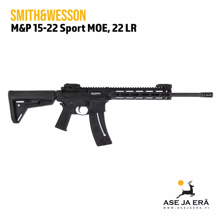 Smith&Wesson M&P 15-22 Sport MOE Pienoiskivääri - Puoliautomaatti pienoiskiväärit - 022188868241 - 1